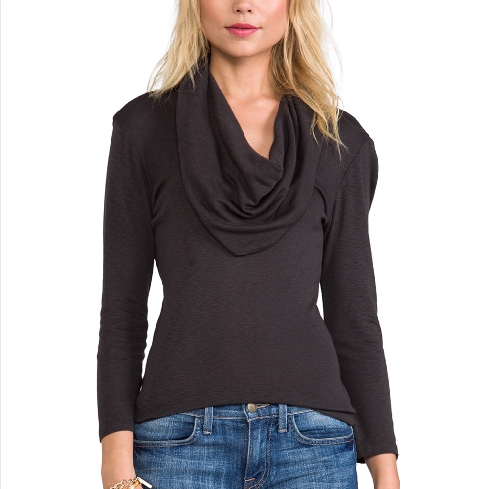 ANTHRO. Michael Stars 3/4 Sleeve cowl neck